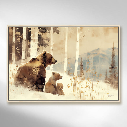 Bear Family Print