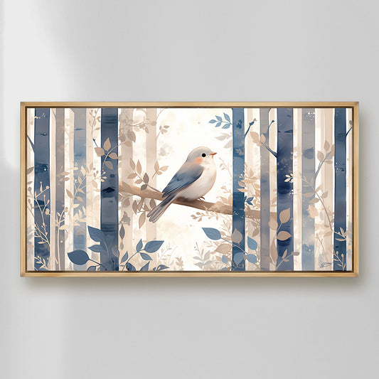 Bluebird Among the Trees